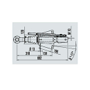 Dispositivo de rebasamiento DIN Eye AE V 251S 1500-2700 kg por encima de RB 3062/3081