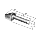 Perno de soldadura Ø 12 x 68 mm crudo