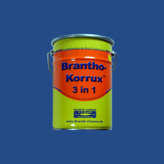 Brantho Korrux "3 en 1" 5 litros azul brillante / azul medio RAL 5007