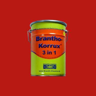 Brantho Korrux "3 en 1" 5 litros sello rojo / rojo fuego RAL 3000