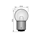 Lámpara incandescente 12V 10W BA 15 S