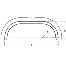 Perfil guardabarros doble eje 12/40 B220 R375 L1980 S1550 H375