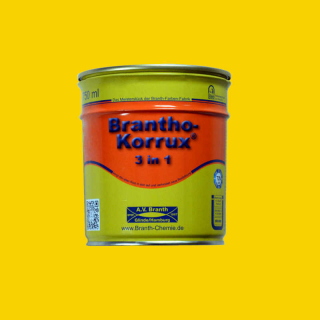 Brantho Korrux "3 en 1" 0,75 litros lata amarillo tráfico RAL 1023