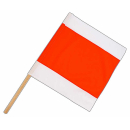 Warning flag stem white / orange / white