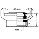 Racor para manguera de agua 1/4 "IT, MS