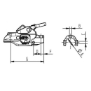 Knott AV 30 A Ø 50 mm 12/12 con bloqueo y bola de...