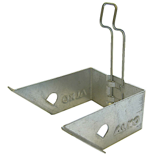 Compartimento en forma de cuña para calzo de rueda UK 53 Material: galvanizado