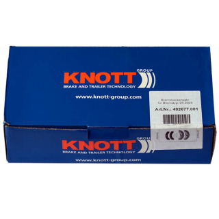 Zapatas de freno Knott 250 x 40 mm 25-2025 / 1