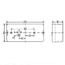 Lámpara de cuatro cámaras SAW / HELLA izquierda 2201 L / BBSKN 246 L con NSL, KZL